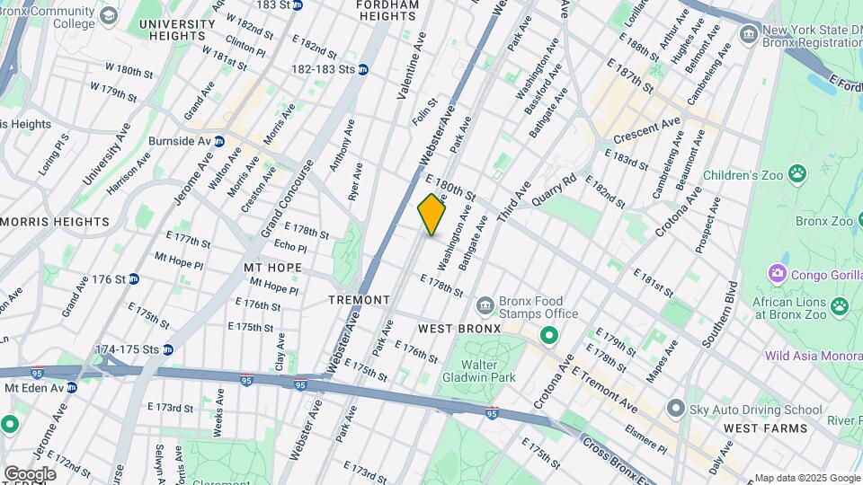 446 E 179th St Map and Location Details
