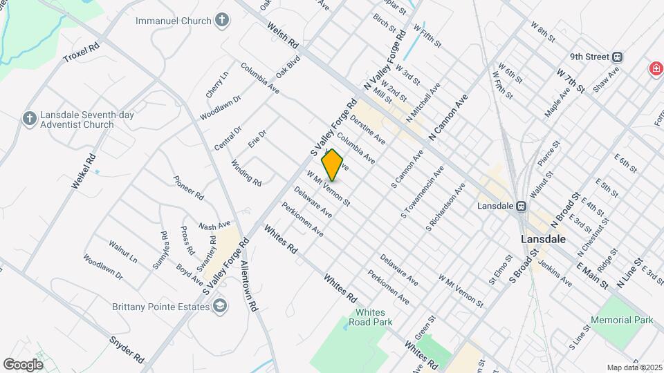 725 W Mt Vernon St Map and Location Details