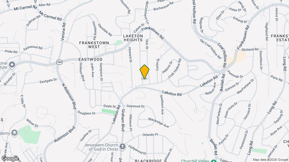 295 Evaline St Map and Location Details