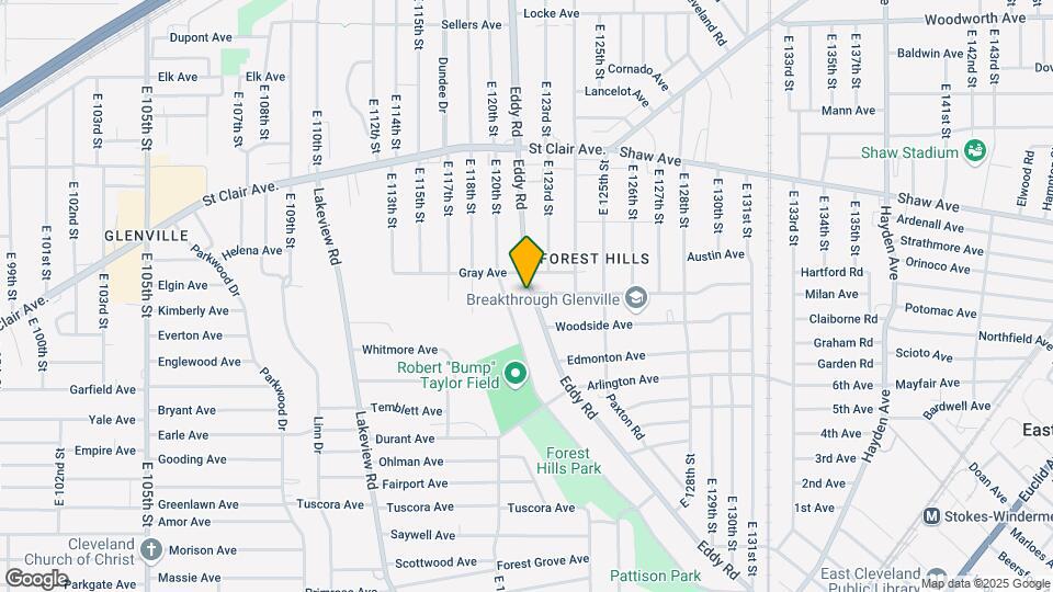 738 Eddy Rd Map and Location Details