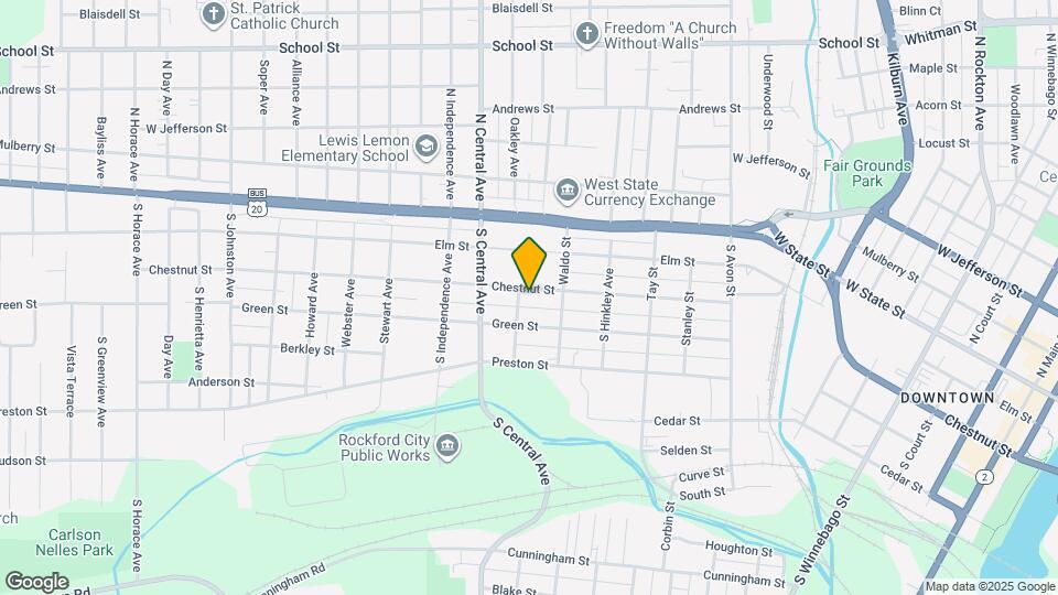 1530 Chestnut St Map and Location Details