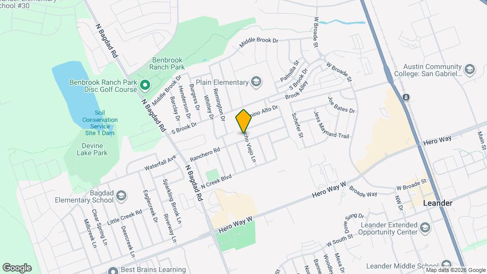 801 Ranchero Rd Map and Location Details