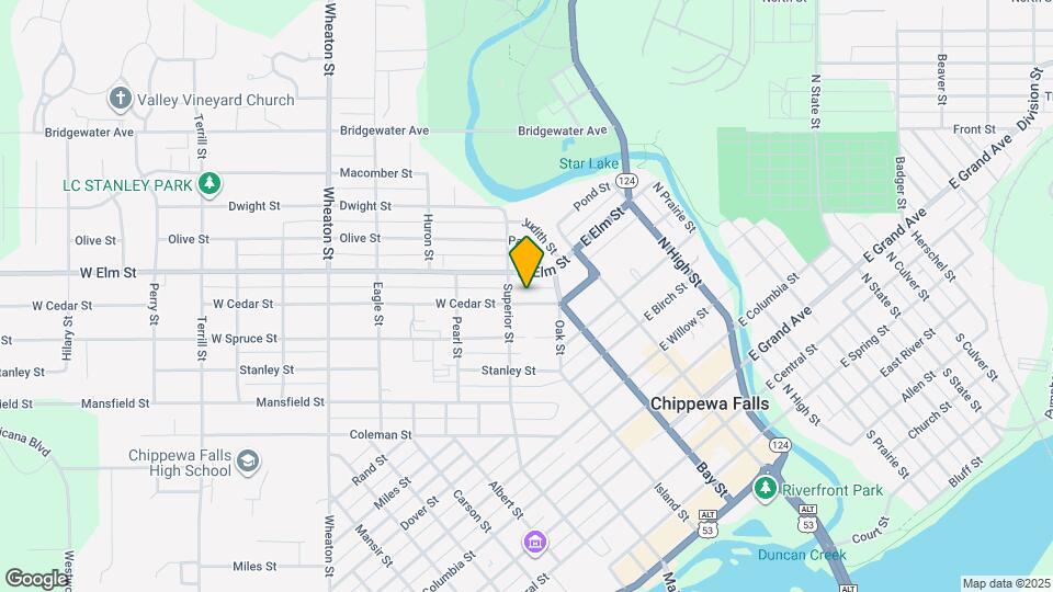 126 W Cedar St., Unit 126½ W Cedar St Map and Location Details