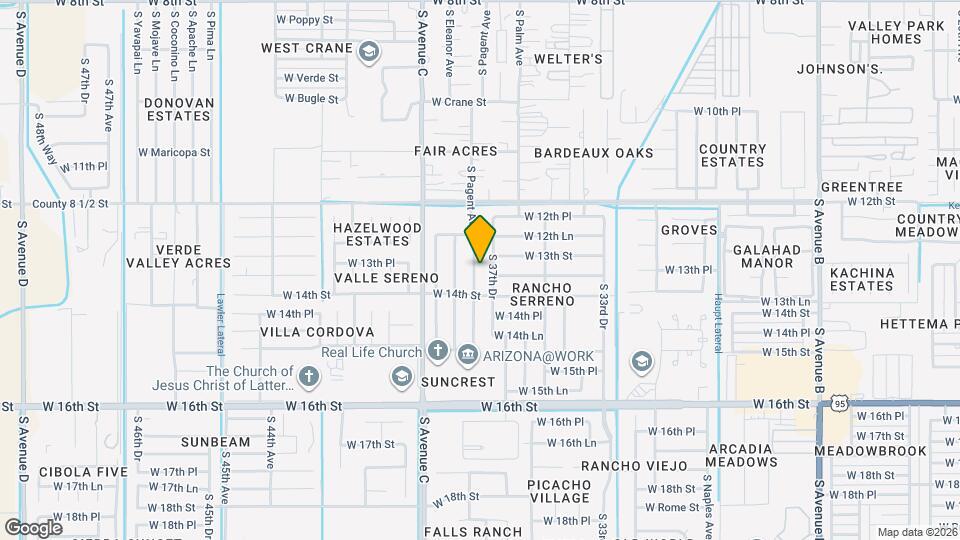 1319 S Pagent Ave Map and Location Details