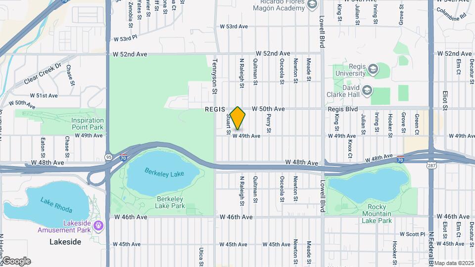 4249 W 49th Ave Map and Location Details
