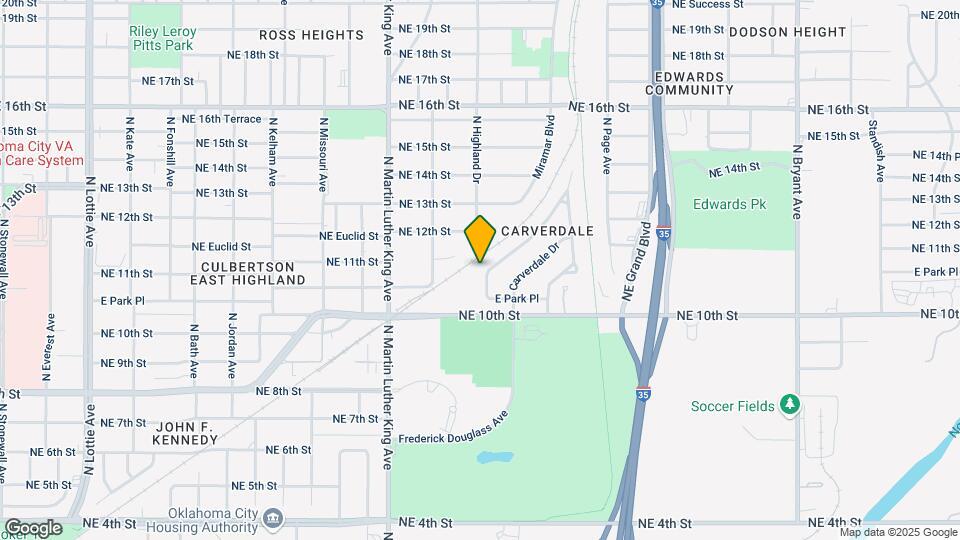 1125 Bellevidere Dr Map and Location Details