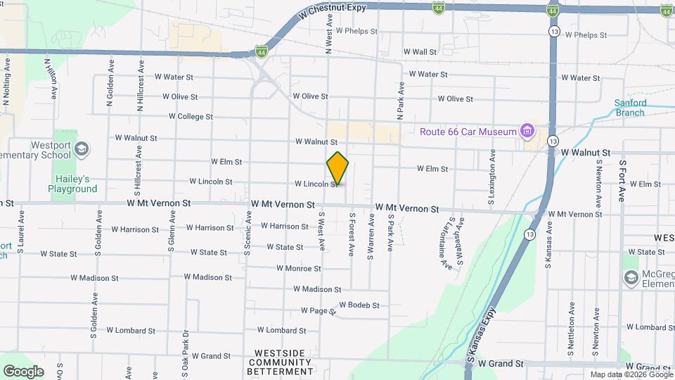 2412 W Lincoln St Map and Location Details