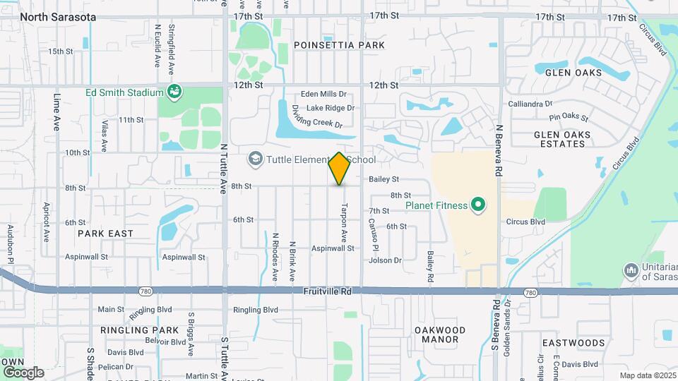 733 Tarpon Ave Map and Location Details