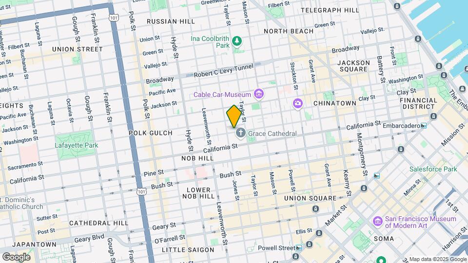 1262 Sacramento St Map and Location Details