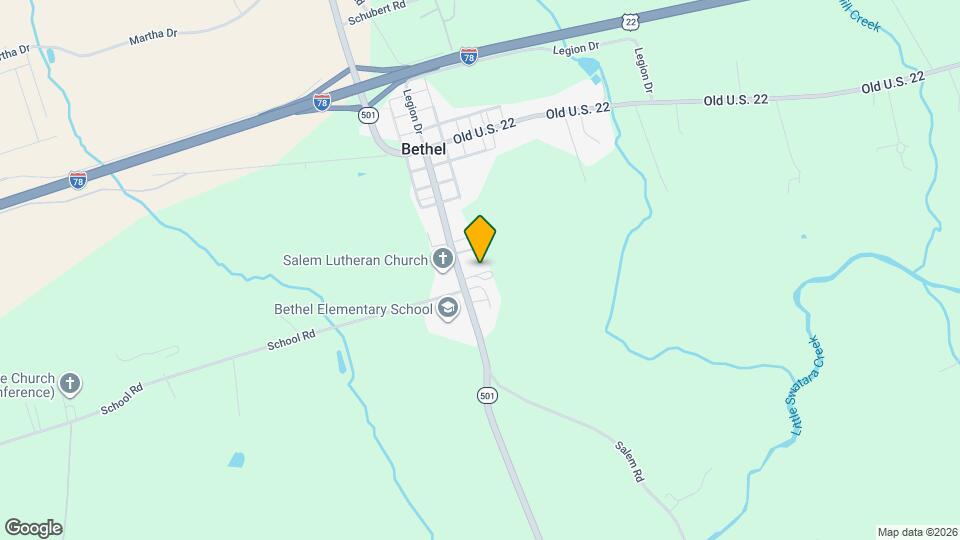 8409 Lancaster Ave Map and Location Details