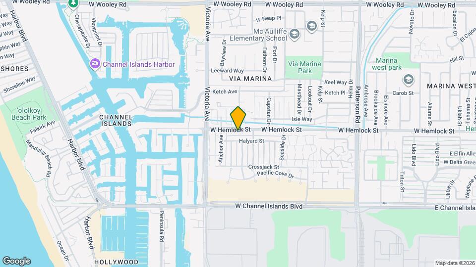 748 W Hemlock St Map and Location Details