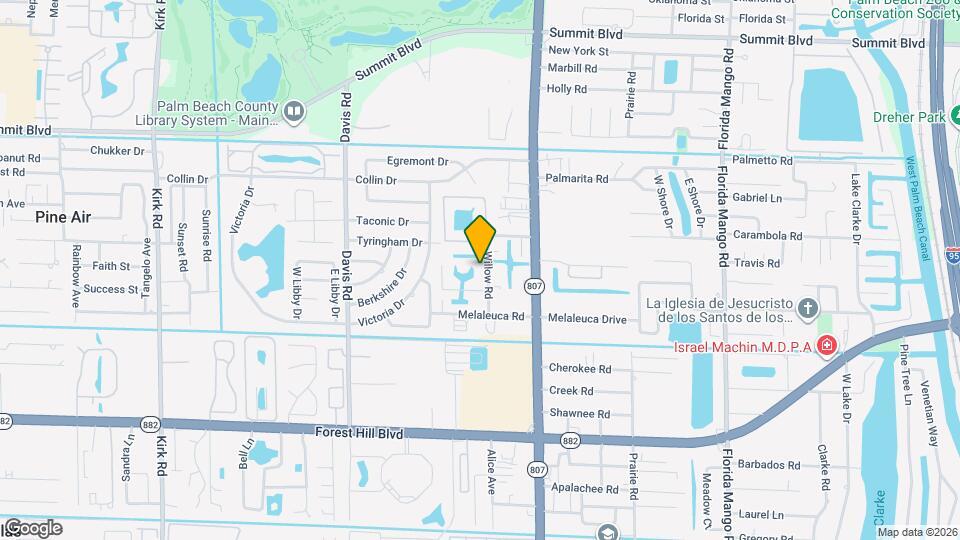 1317 Willow Rd Map and Location Details