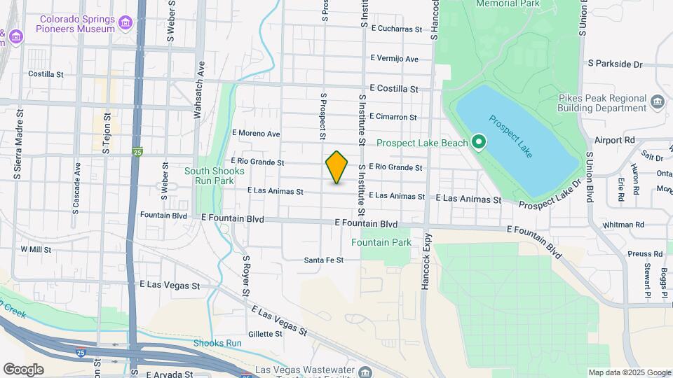 818 E Las Animas St Map and Location Details