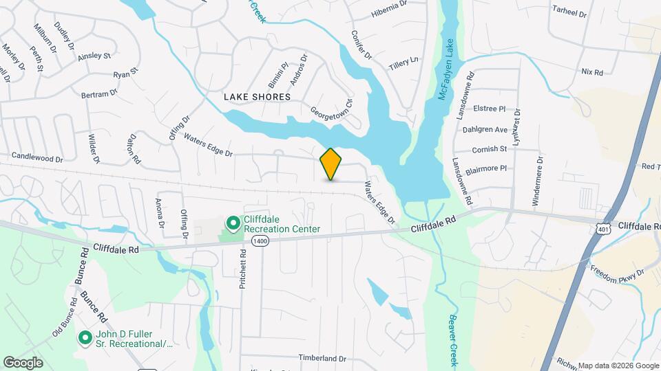 5745 Waterwood Dr Map and Location Details