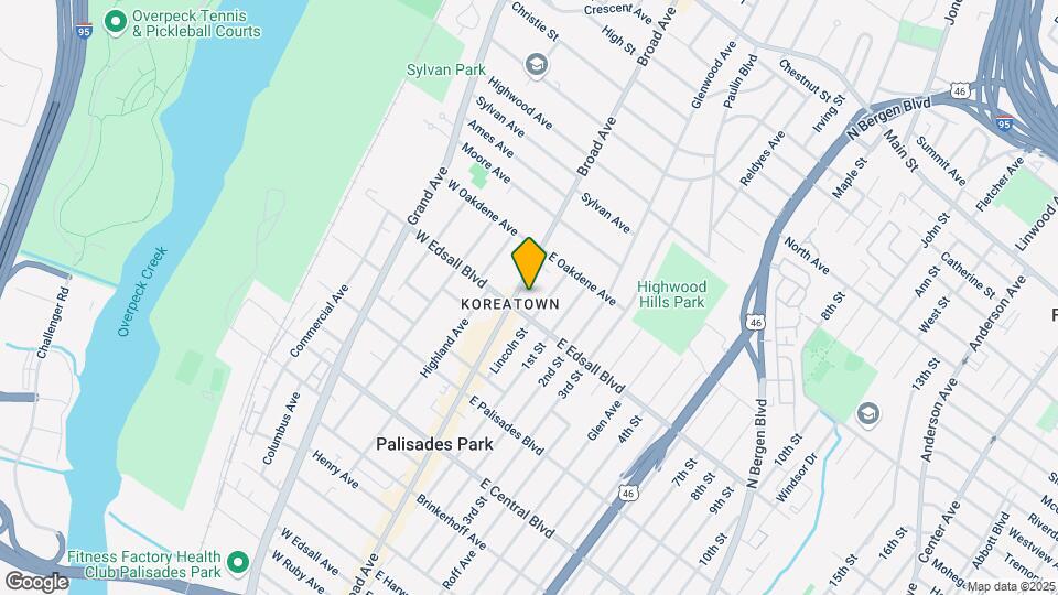 Palisades Manor Mapa y Detalles de la Ubicación