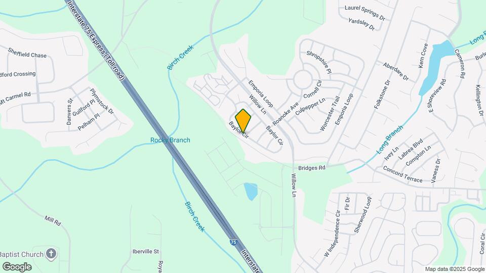 3216 Baylor Cir Map and Location Details