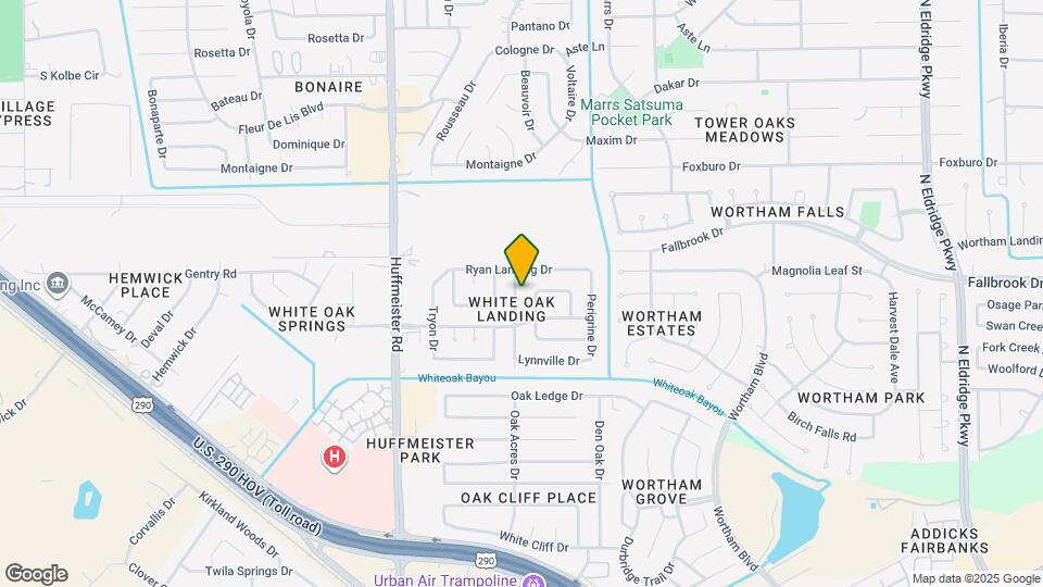 10822 Oak Acres Dr Map and Location Details