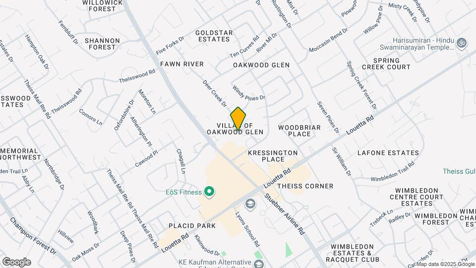 17147 Oakwood Chase Dr Map and Location Details