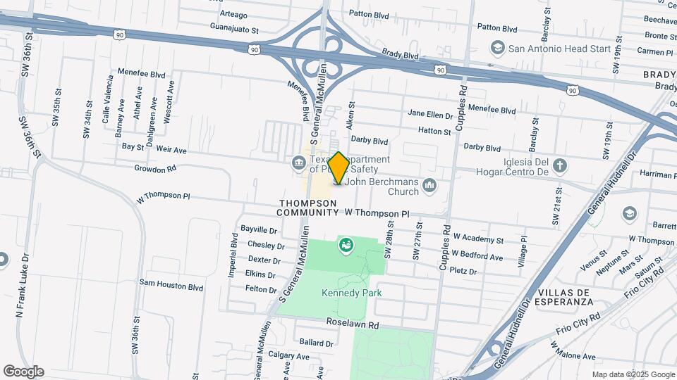 Thompson Place Mapa y Detalles de la Ubicación