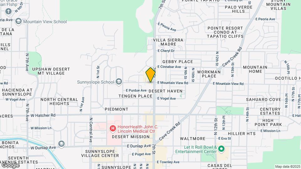 535 E Mountain View Rd Map and Location Details