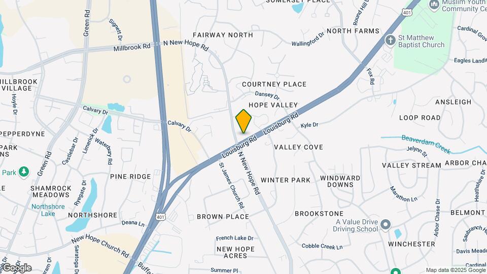 4405 Louisburg Rd Map and Location Details