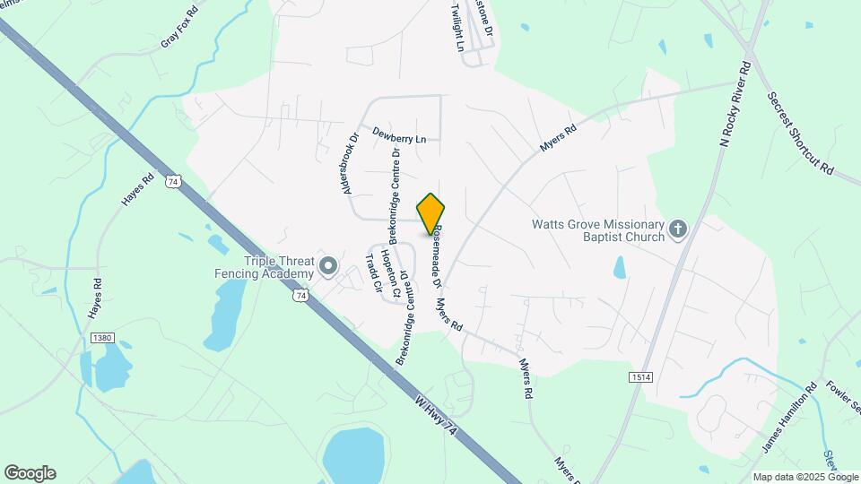 2829 Rosemeade Dr Mapa y Detalles de la Ubicación