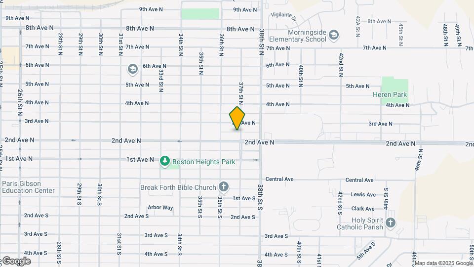 3625 2nd Ave N Map and Location Details