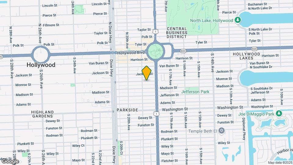 1840 Monroe St Map and Location Details