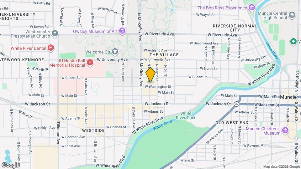 1724 W Washington St Map and Location Details