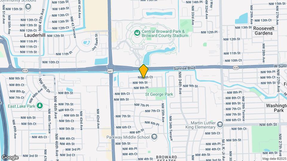 3651 NW 9th St Map and Location Details