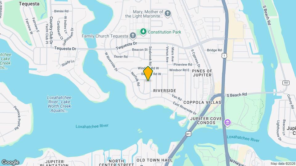 1516 Seabrook Rd Map and Location Details