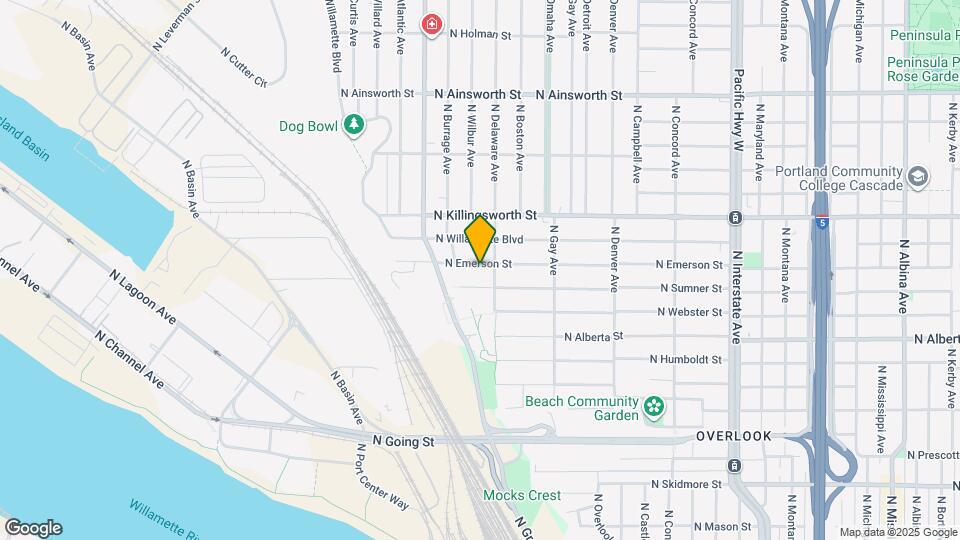 2524 N Emerson St Map and Location Details