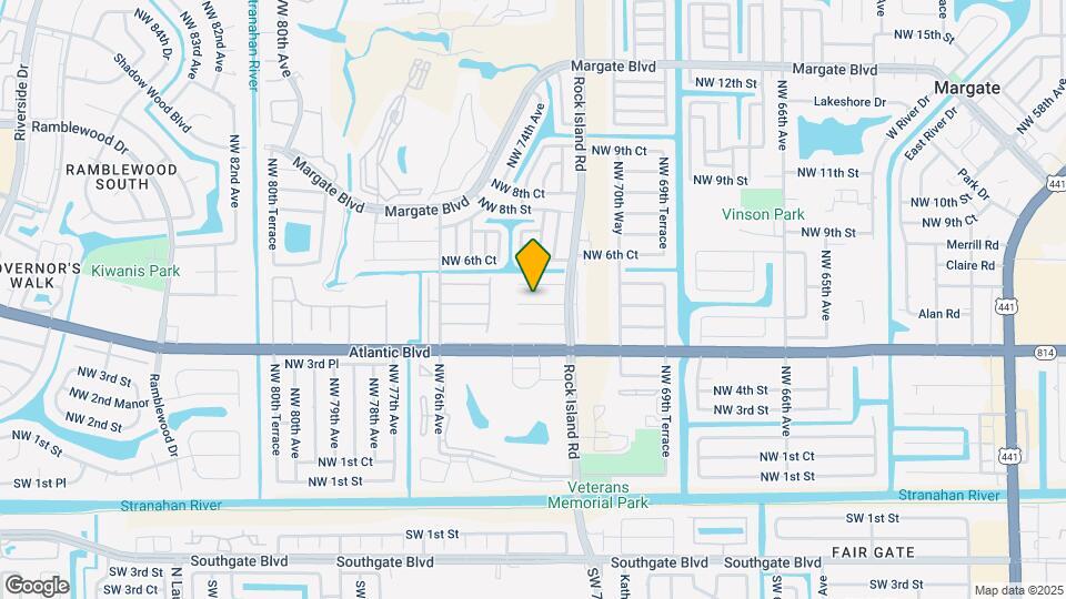 7305 NW 5th Ct Map and Location Details