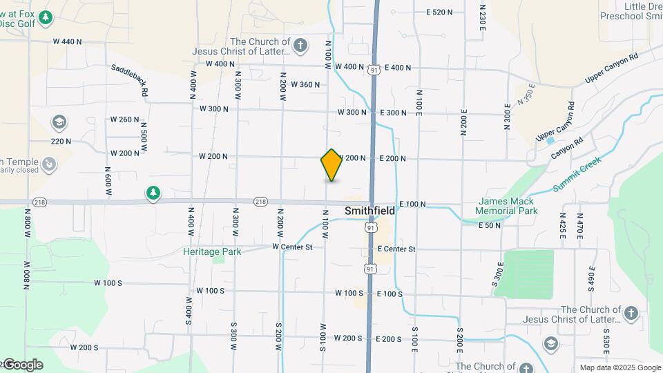 134 N 100 W Map and Location Details