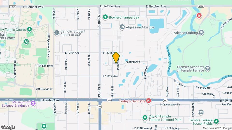 12216 N 59th St Map and Location Details