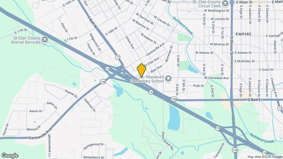 725 S Belt W Mapa y Detalles de la Ubicación