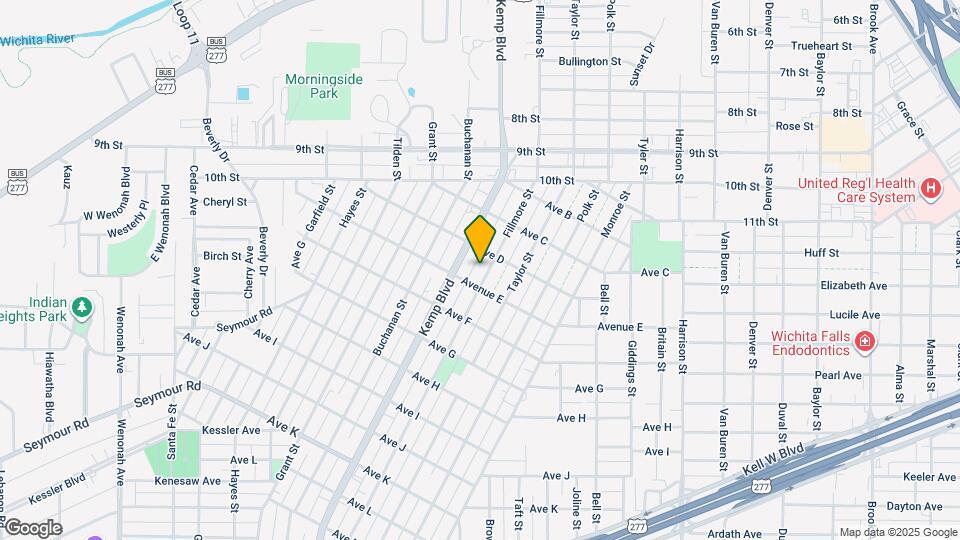 1408 Fillmore St Mapa y Detalles de la Ubicación