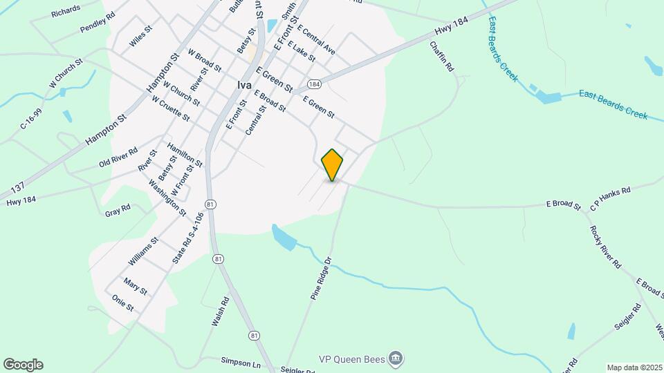 502 E Broad St Map and Location Details