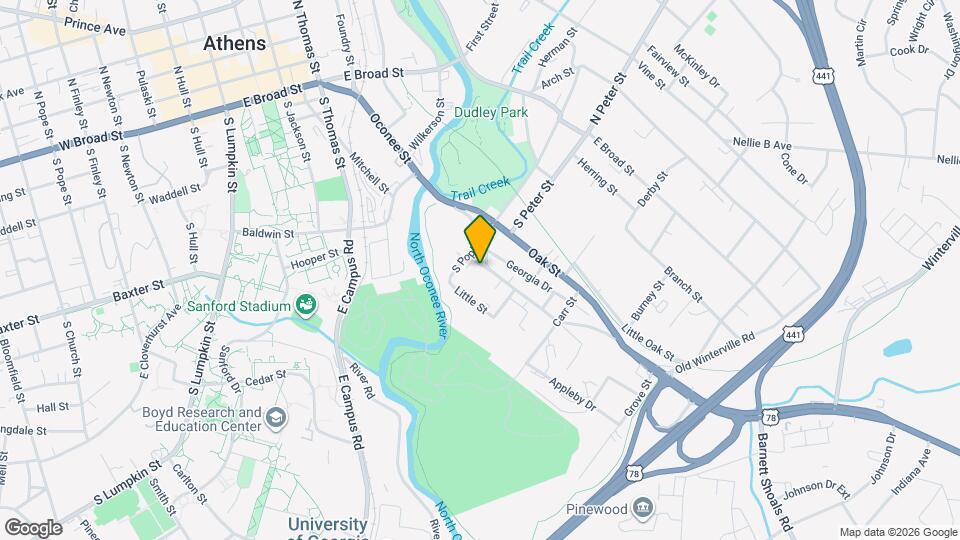 792 Little Oconee St Map and Location Details