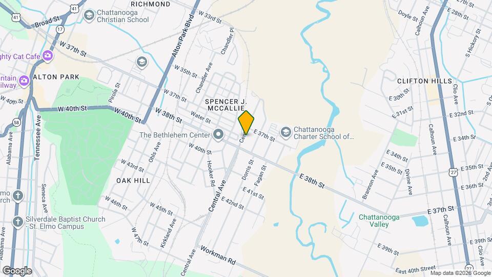 3716 Central Ave Mapa y Detalles de la Ubicación