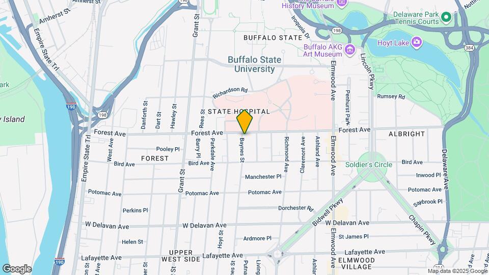 445 Baynes St Mapa y Detalles de la Ubicación