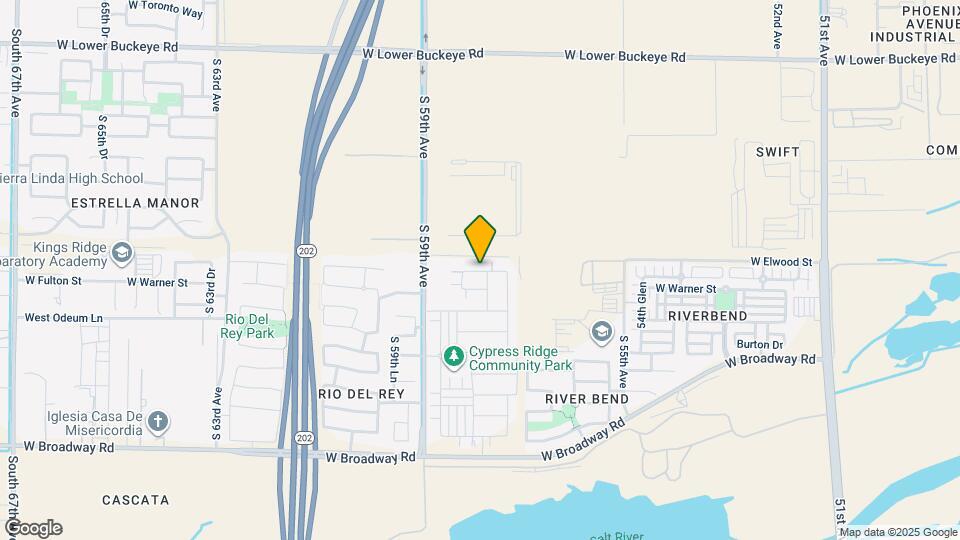 5750 W Raymond St Map and Location Details