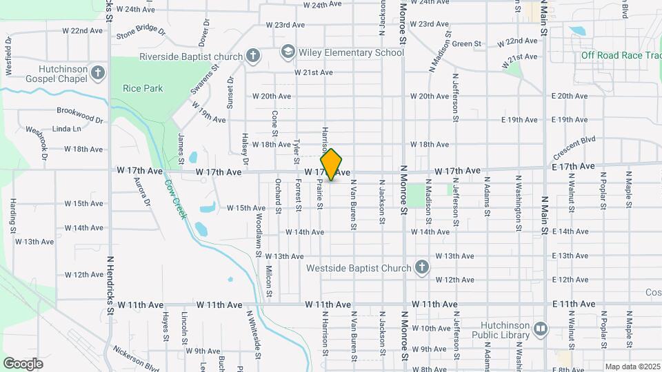 715 W 16th Ave Map and Location Details