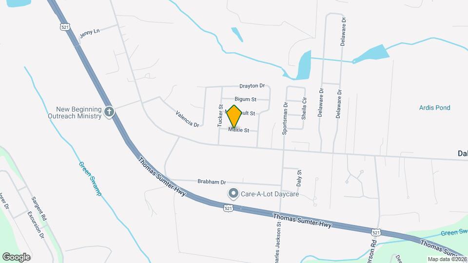 4460 Maxie St Map and Location Details