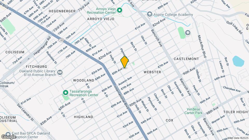 1622 85th Ave Mapa y Detalles de la Ubicación