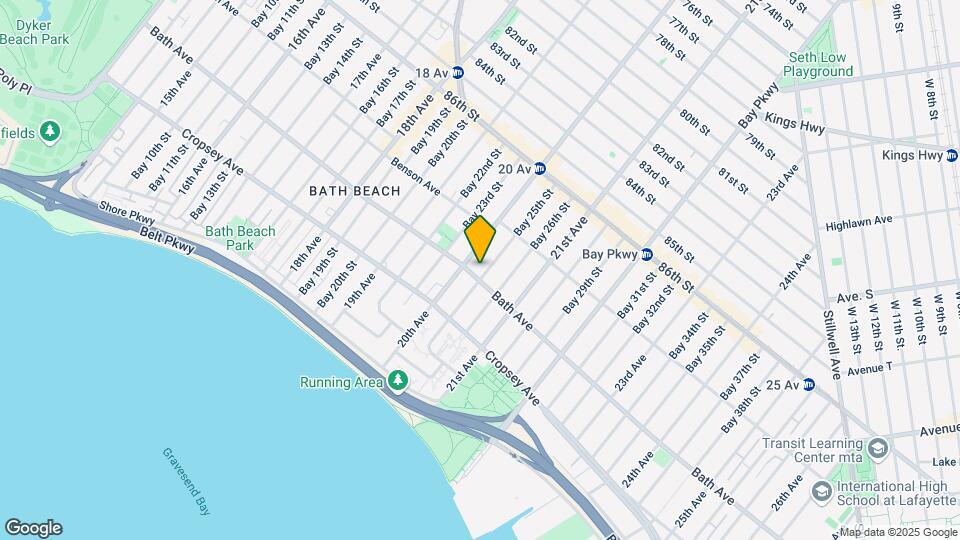 152 Bay 25th St Map and Location Details