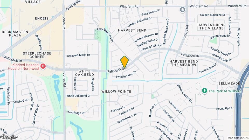 10550 Walnut Glen Dr Map and Location Details