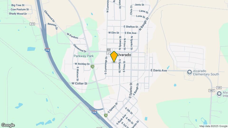 111 W Atchley Ave, Unit B Map and Location Details