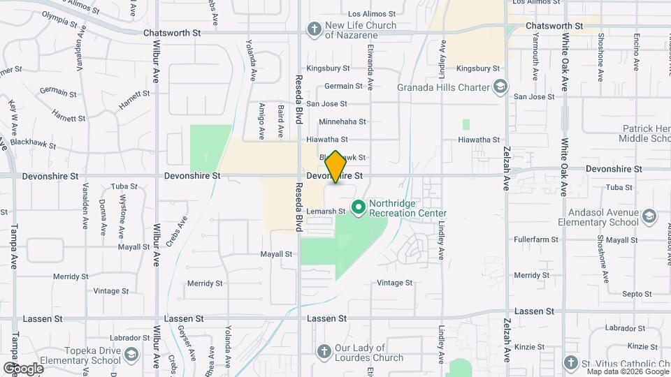 18406 Tuba St Mapa y Detalles de la Ubicación