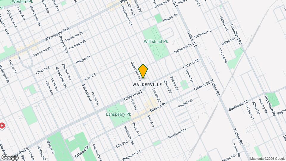 1154 Gladstone Ave Map and Location Details